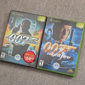 007 Agent Under Fire and Nightfire Game Set Xbox